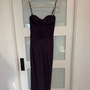 House of CB Purple Corset Evening Dress